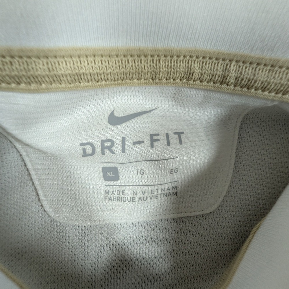 Vanderbilt Commodores Nike Dri-FIT Polo Mens Size XL White Grey AR6524-100 - Picture 4 of 9